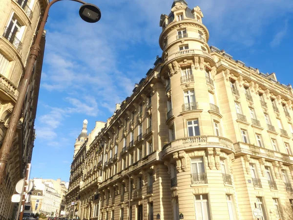 Paris France January 2022 19Th Century Haussmannian Residential Building Typical — Stock Photo, Image