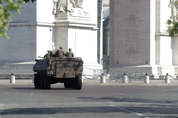 Paris France July 2022 French Army Soldiers Parade July Bastille — Stock fotografie