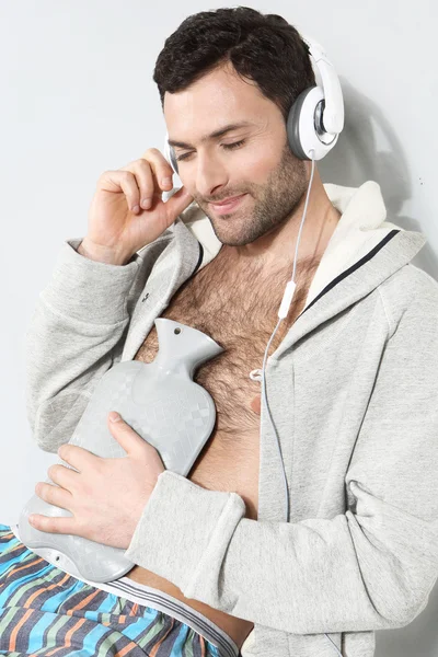 Hombre con estilo en auriculares —  Fotos de Stock