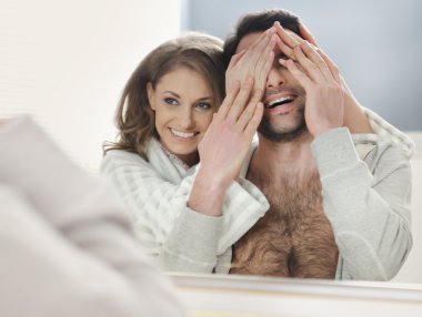 genç güzel bir çift erkek ve kadın