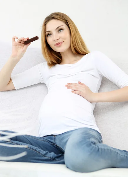 Mujer embarazada. — Foto de Stock