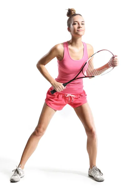 Playing squash — Stock Photo, Image