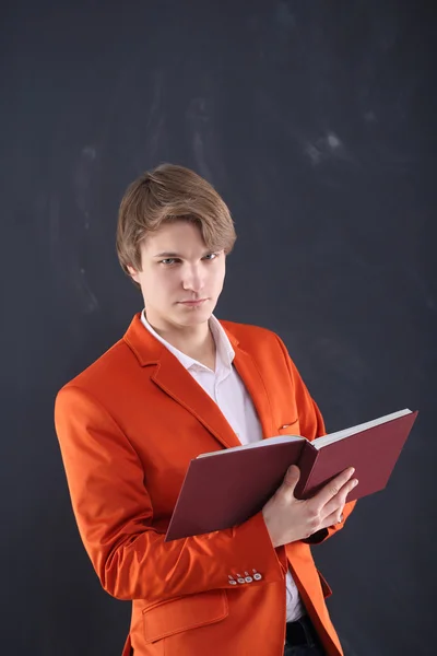 Angry young teacher — Stock Photo, Image