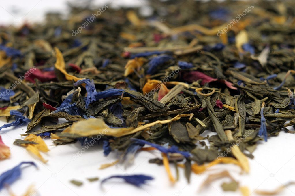 Flower tea, tasty and healthy