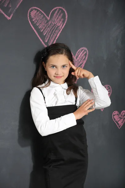 Ragazza della scuola . — Foto Stock