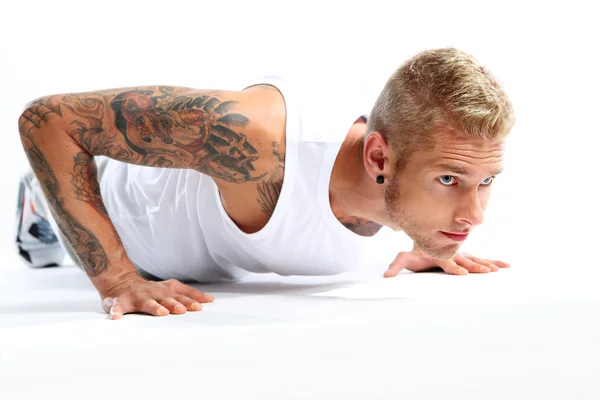 Ondersteuning voor push-ups — Stockfoto