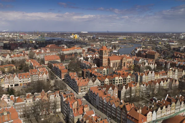 Oude binnenstad van Gdansk — Stockfoto