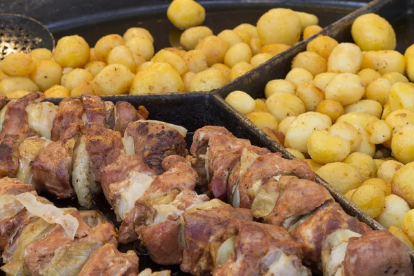 kızarmış gıdalar, jarmark St dominic Gdansk