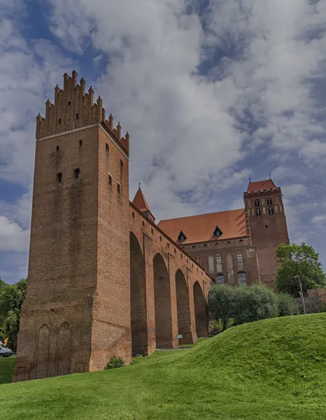中世纪城堡在华沙-波兰 — 图库照片