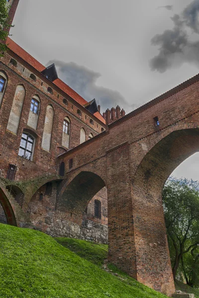 Kwidzyn - Polonya Ortaçağ kalesinde — Stok fotoğraf