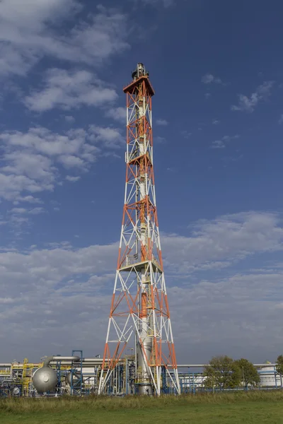 Chimney from Oil Refinery — Stock Photo, Image