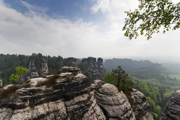 Pedras em Bastei — Fotografia de Stock