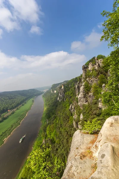 Sten i Bastei - Stock-foto