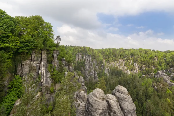 У bastei скель — стокове фото