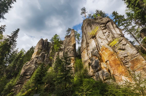 Adrspach - città di roccia — Foto Stock