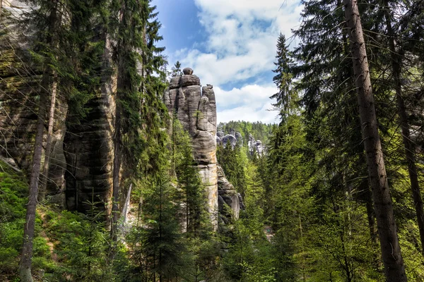 Adršpach - rock city — Stockfoto