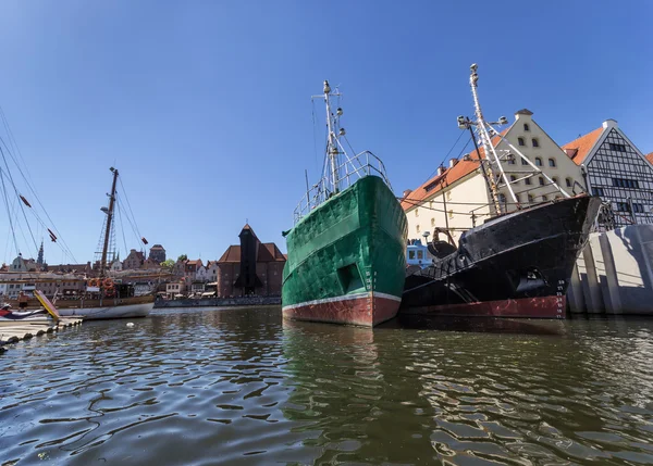 Guindaste em gdansk — Fotografia de Stock