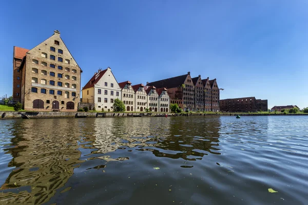 Gdansk island granaries — Stock Photo, Image