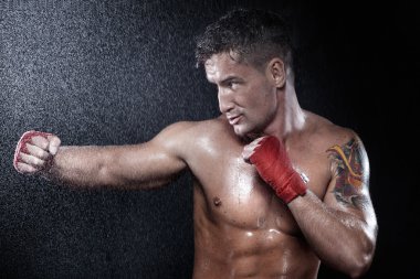 Genç kas spor muhabiri fotoğrafı