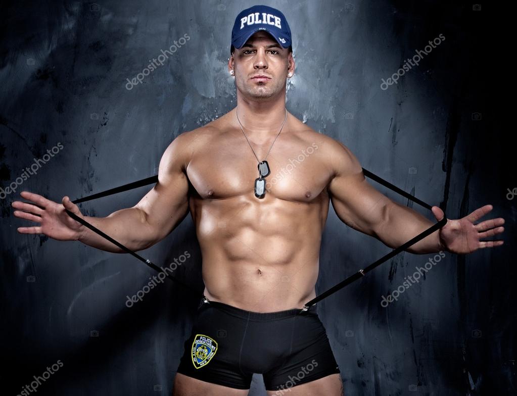Policias guapos desnudos