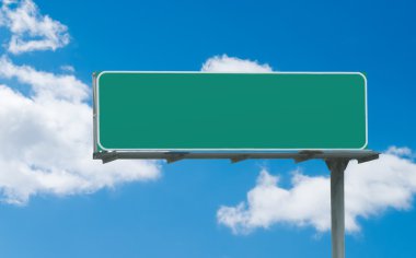 özelleştirilebilir Yeşil Otoban işareti