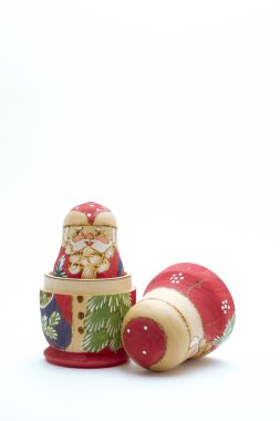 Noel Baba iç içe geçmiş bebek