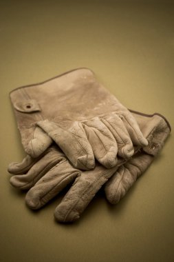 Old work gloves clipart