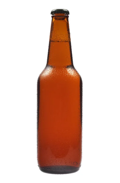 Μπουκάλι μπύρας και πάγο — Φωτογραφία Αρχείου