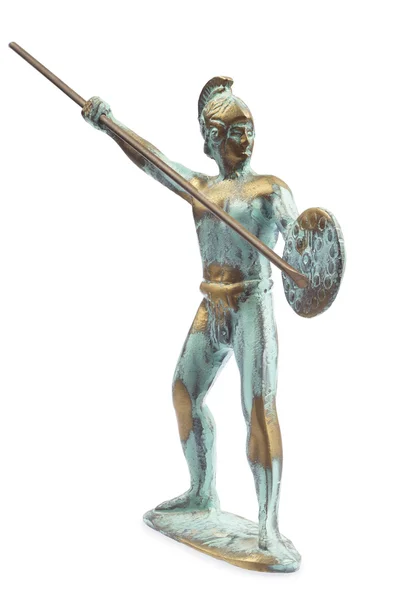 Фигура греческого воина — стоковое фото