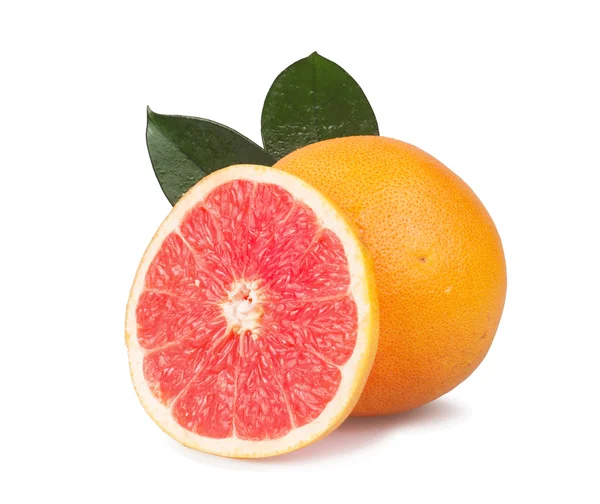 Grapefruits isoliert — Stockfoto