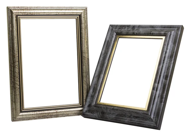 Twee frames geïsoleerd op wit — Stockfoto