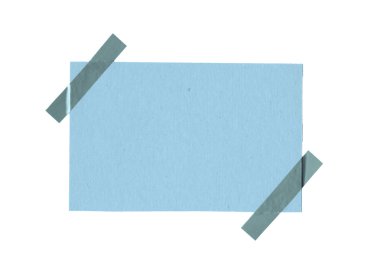 Beyaz arka plan ile renkli kağıt