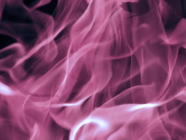 Purple flame isolated on black, background — Stock Photo, Image