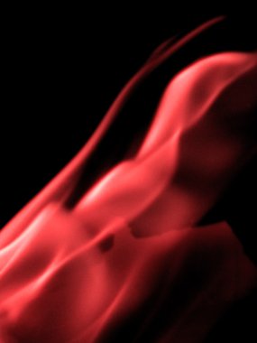 arka plan ile bir alev