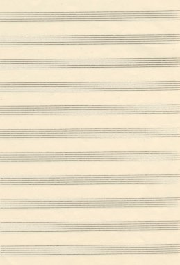 eski boş müzik kağıt