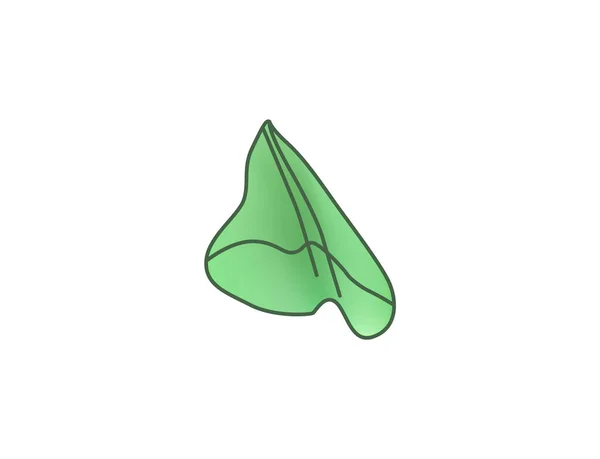 Τριφύλλι. Εικόνα πράσινης χάραξης διανύσματος — Διανυσματικό Αρχείο