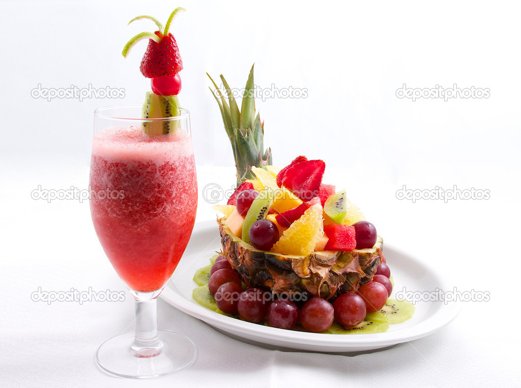 Tropical fruit salad