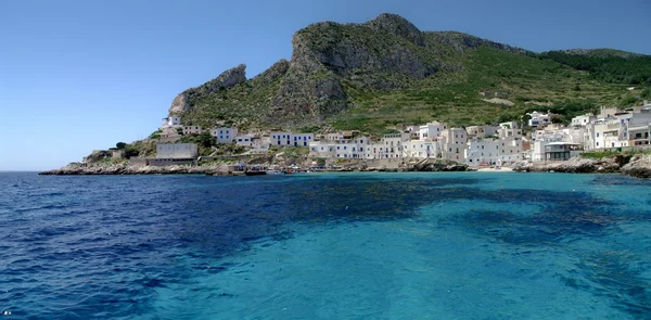 Isola di Levanzo Rechtenvrije Stockafbeeldingen