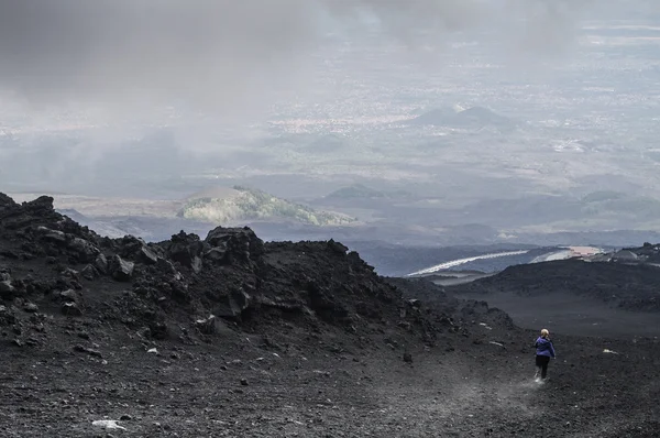 De vulkaan etna — Stockfoto