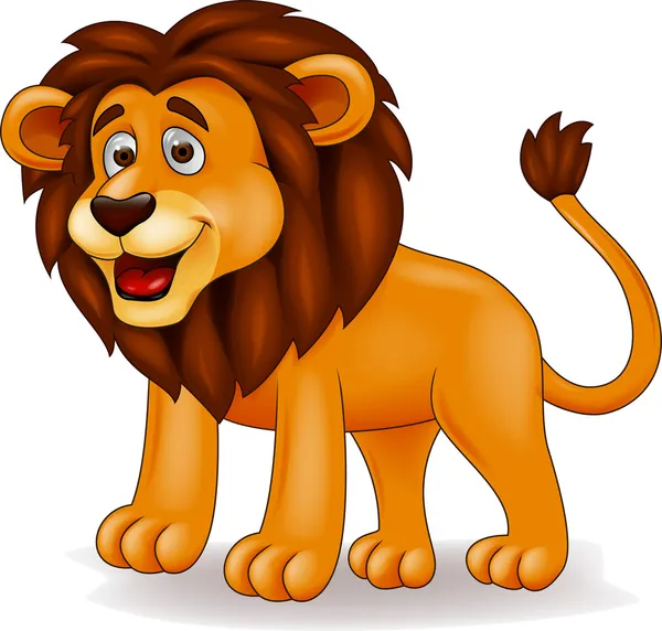 Karikatura lva — Stock fotografie