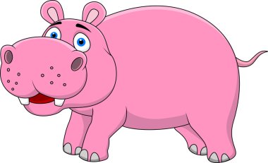 komik pembe su aygırı