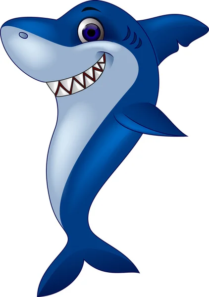 Caricature de requin — Image vectorielle