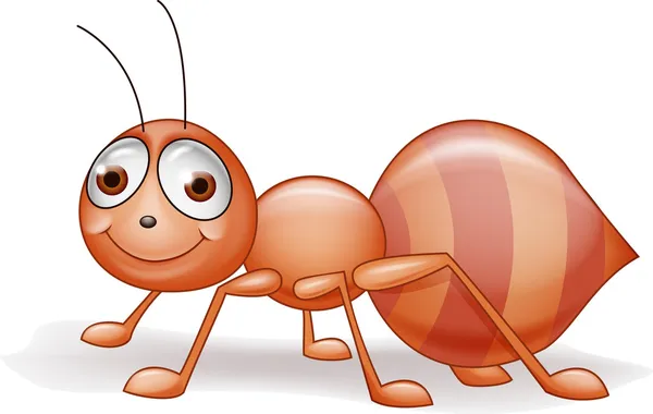 Ant dibujos animados — Vector de stock