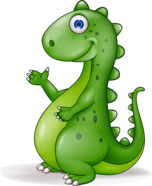 Green dinosaur — Stock Vector