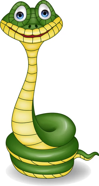 Смешная змея — стоковый вектор