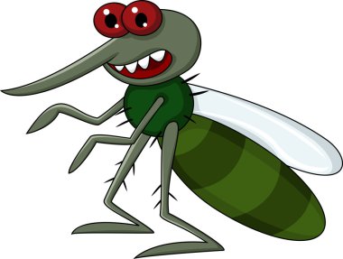Mosquito cartoon clipart