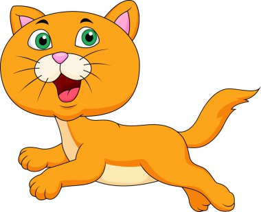 çalışan şirin kedi çizgi film