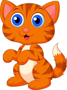 Şirin kedi çizgi filmi.