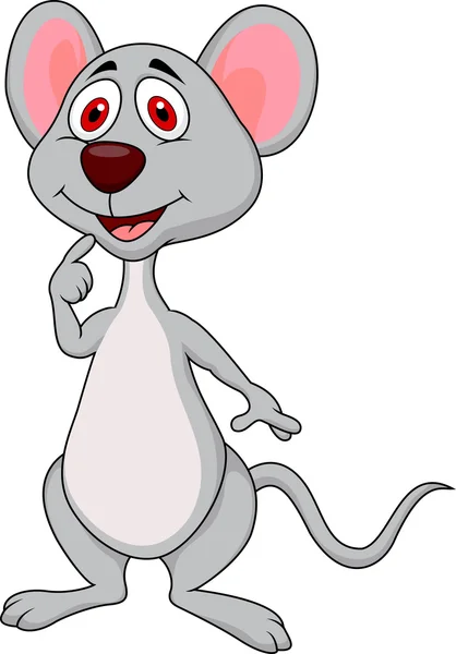 Cute mouse cartoon — Stock Vector