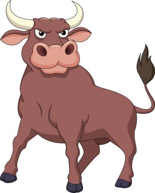 güçlü boğa karikatür